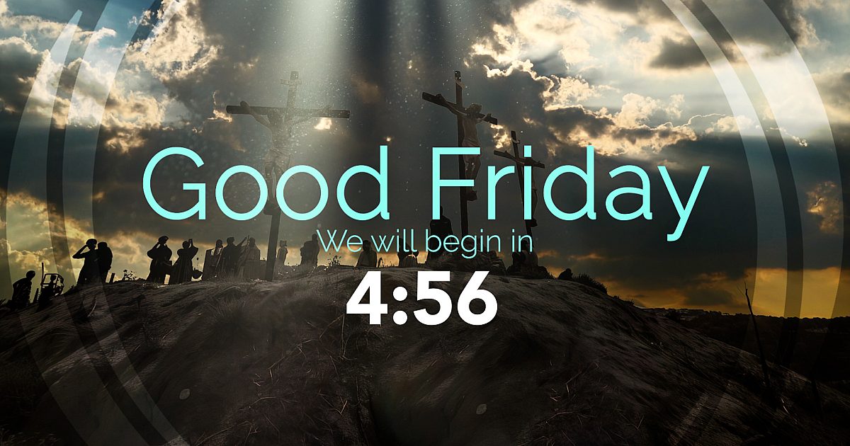Good Friday Reflection Countdown
