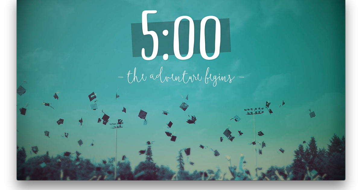 Graduation Background Countdown Timer Graduation Adventure Countdown