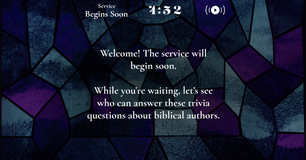 Iconic Glass Trivia Countdown