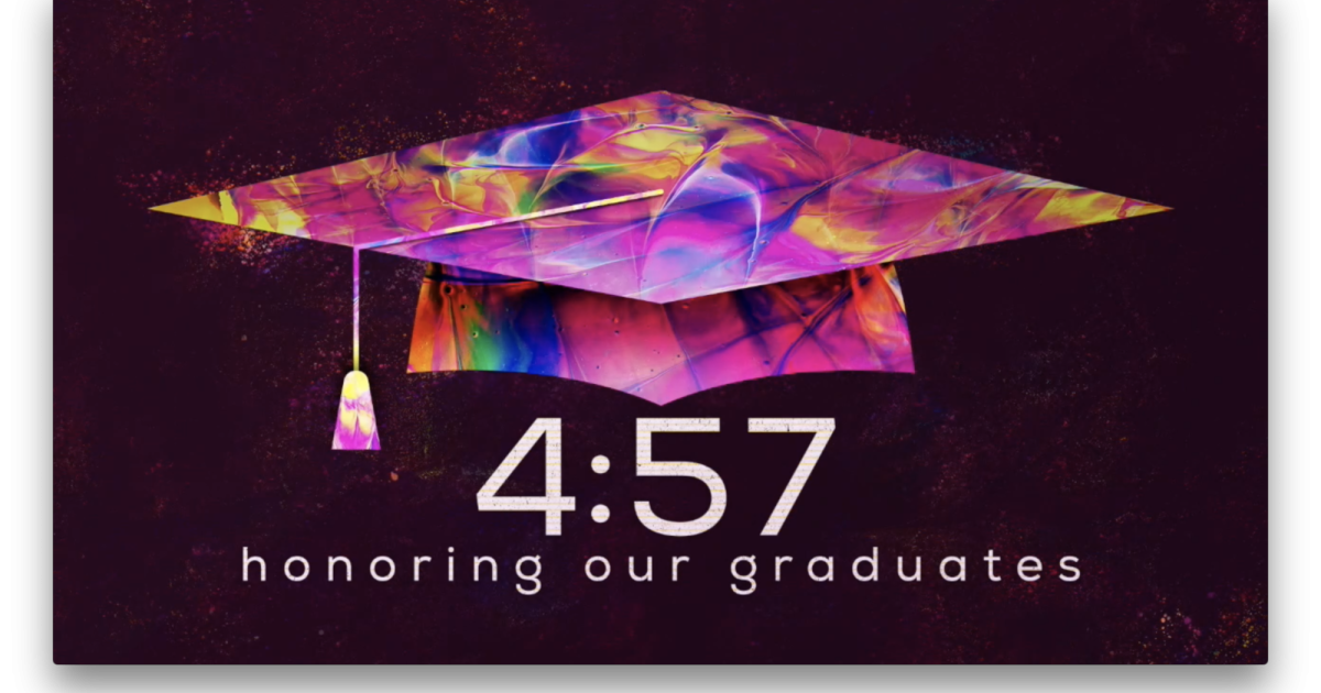 Graduation Background Countdown Timer Painted Graduation Countdown