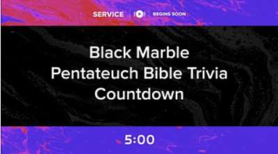 Black Marble Trivia Countdown