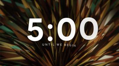 Feathered Glass Countdown by Hyper Pixels Media