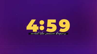 Vintage Light Countdown