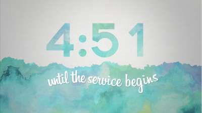 Spring Watercolor Countdown