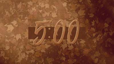 Peaceful Autumn Countdown