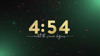 Christmas Glitter Countdown