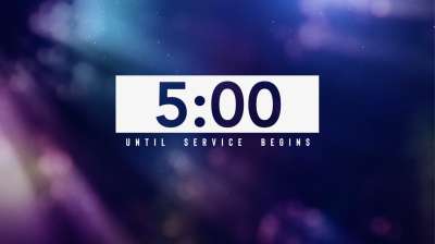 Bokeh Glow Countdown