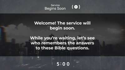 Cityscapes Trivia Countdown