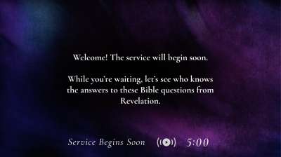 Subtle Color Trivia Countdown