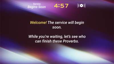 Subtle Light Trivia Countdown