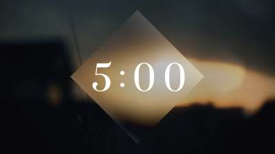 Coastal Dusk Countdown