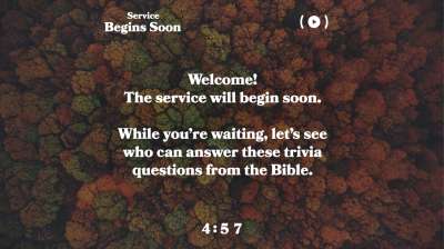 Autumn Colors Trivia Countdown