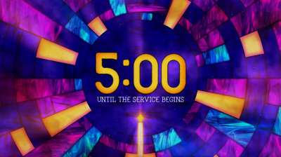 Stained Glass Christmas Countdown