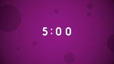 Floating Circles Countdown