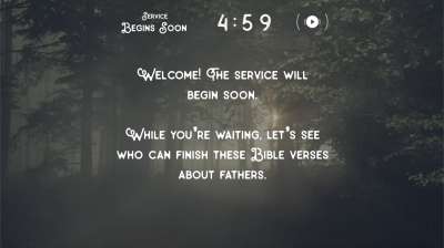 Lumberjack Dad Trivia Countdown