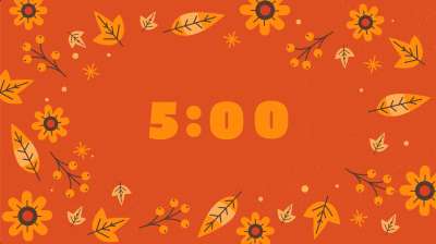 Thanksgiving Leaves Countdown