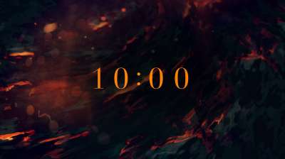 Magma Flow 10 Min Countdown