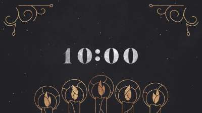 Advent Glitter 10 Min Countdown