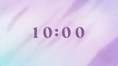 Wedding Day 10 Min Countdown