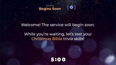 Sparkly Christmas Trivia Countdown