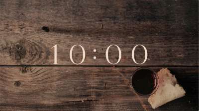 Bread And Cup 10 Min Countdown
