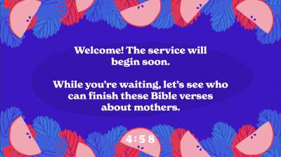 Modern Mother's Day Trivia Countdown