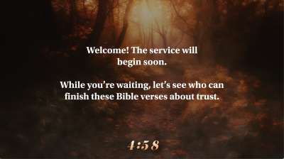 Autumn Path Trivia Countdown