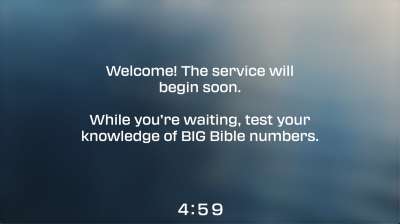 Lake Prespa Number Countdown