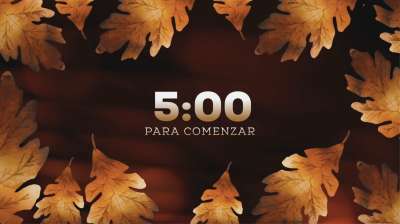 Autumn Glow Countdown Spanish