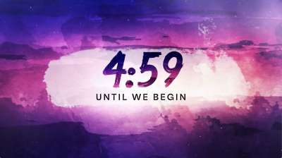 Watercolor Canvas Countdown