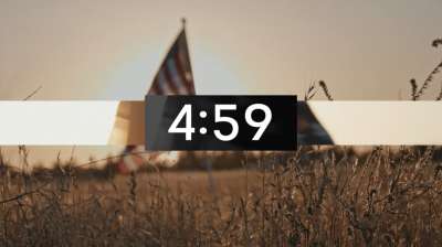 Sunset Flag Countdown