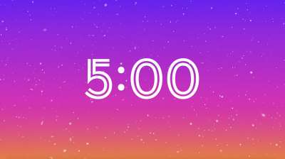 Gradient Snow Countdown