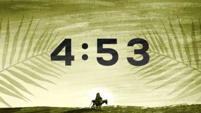 Painted Palm Sunday Countdown