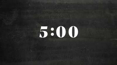 Faded Text Countdown