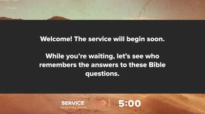 Dunes Trivia Countdown