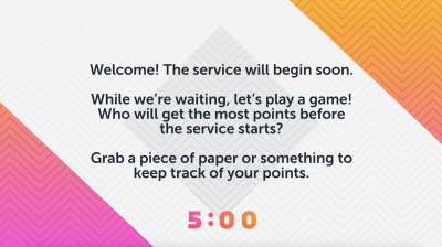 Line Art Points Countdown