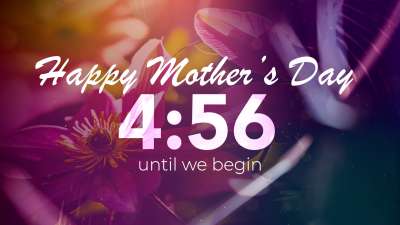 Flowers On Mother's Day Countdown