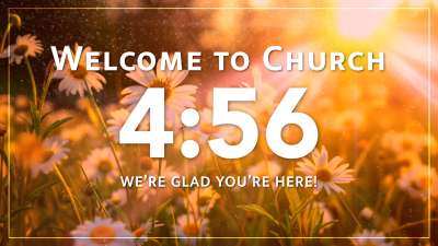 Golden Spring Flowers Countdown