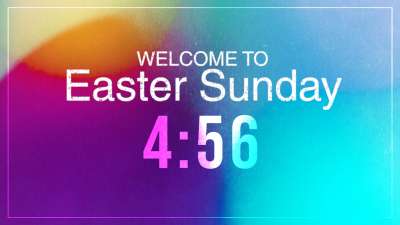 Easter Color Collage Countdown