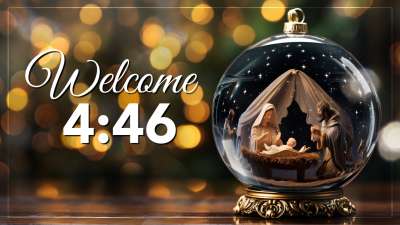 Nativity Snow Globe Countdown