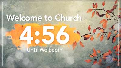 Peaceful Painted Fall Countdown