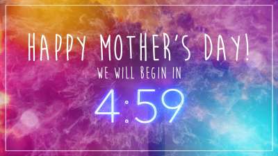Mother's Day Clouds Countdown