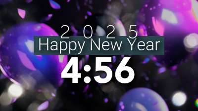 New Year Balloons Countdown