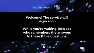 Glow Field Trivia Countdown