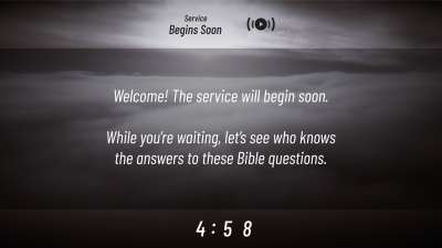 Above The Clouds Trivia Countdown