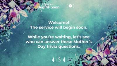 Mothers Day Glam Trivia Countdown