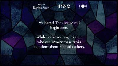 Iconic Glass Trivia Countdown