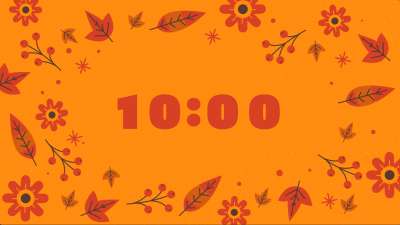 Thanksgiving Leaves 10 Min Countdown
