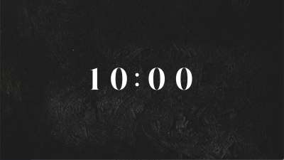 Dark Surface 10 Min Countdown