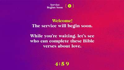 Valentine Foil Trivia Countdown